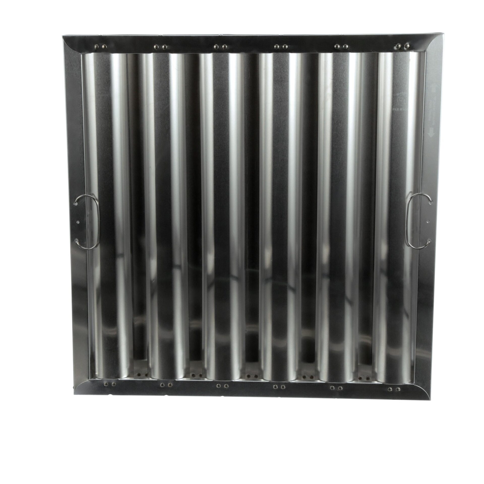 Type VI 16" H x 16" W x 1-3/4" D Aluminum Baffle Grease Filter - Image 5