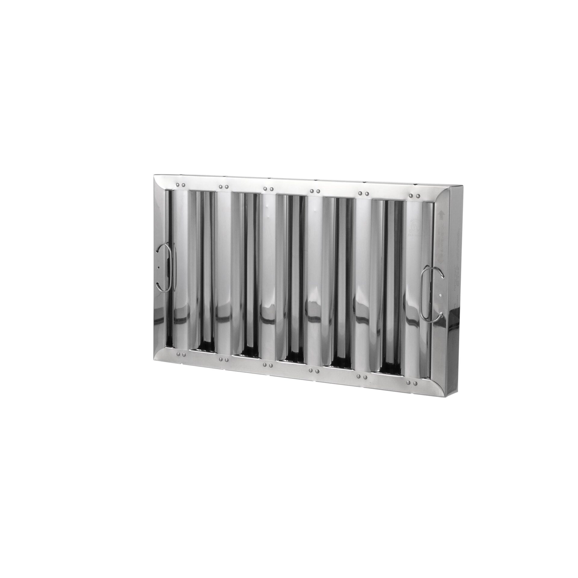 Type VI 12" H x 20" W x 1-3/4" D Stainless Steel Baffle Grease Filter - Image 4