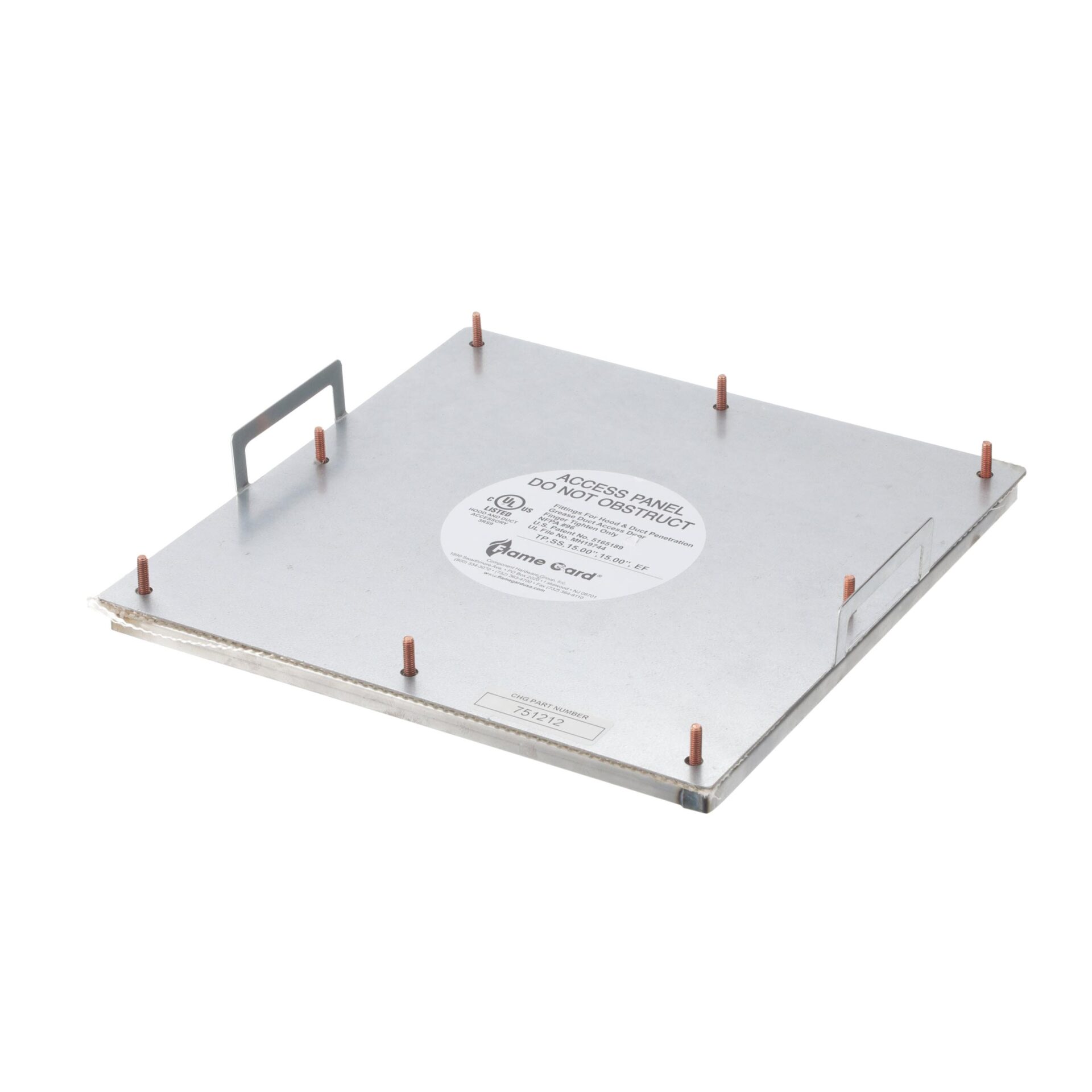 12" x 12" Flat Grease Duct Access Door - Image 8