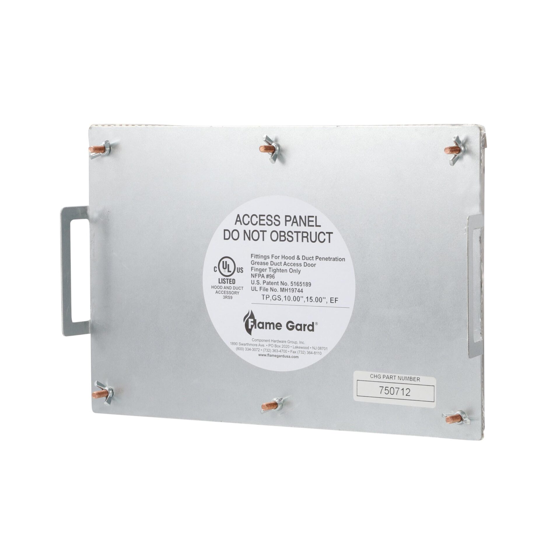7" x 10" Flat Grease Duct Access Door - Image 5